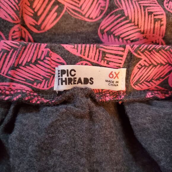Epic Threads Girls Pink Heart Skirt 6X - Picture 3 of 5
